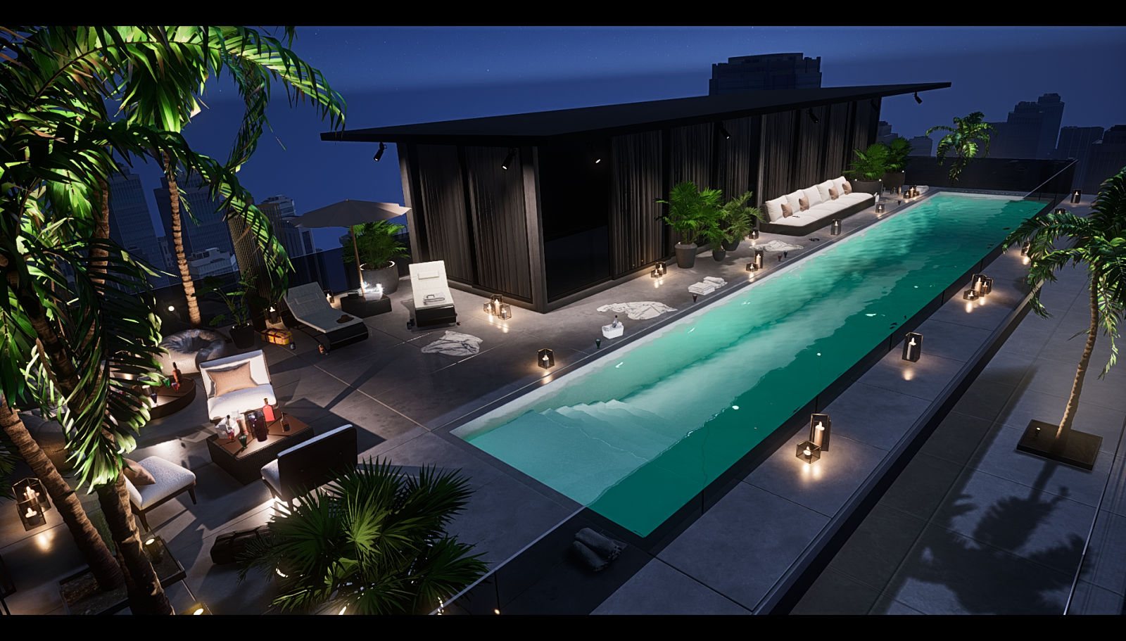 Condo Rooftop Pool 