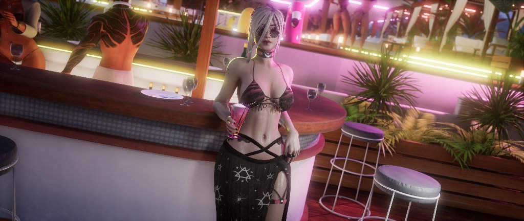 Sable Ward bikini outfit