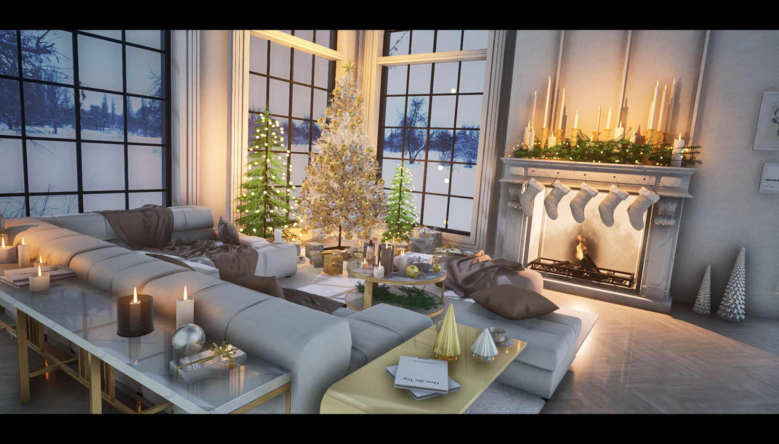 W-Christmas Living-Room
